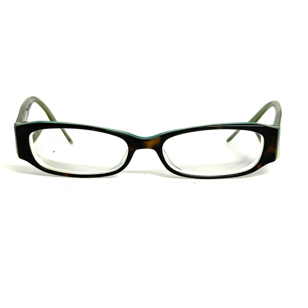 Diesel Eyeglasses Tortoise Teal Green Rectangular Frames OJEY 23755